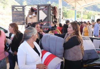 Gobierno de Badiraguato lleva apoyos invernales a comunidades enclavadas en la sierra