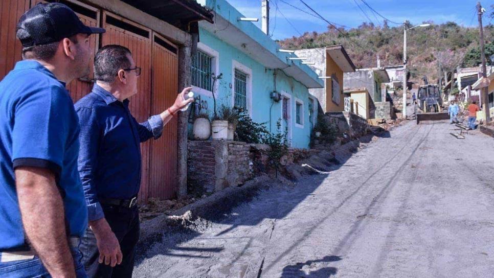 Supervisa alcalde de Mazatlán obras de 2 mdp en colonia Gustavo Díaz Ordaz 