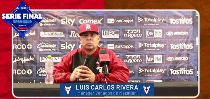 No se nos dio el hit oportuno, esa fue la diferencia del juego de hoy: Luis Carlos Rivera