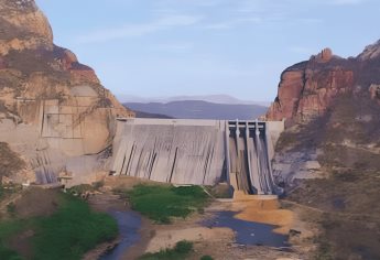 Así luce la Presa Huites en Sinaloa; casi sin agua, pero imponente como atractivo turístico | VIDEO