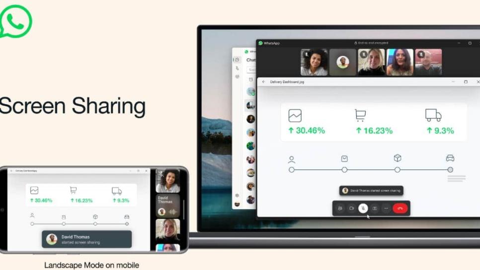 Nueva función de WhatsApp; así puedes compartir pantalla en las videollamadas