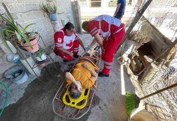 Abuelita de Costa Rica es rescatada por Cruz Roja tras fracturarse el fémur