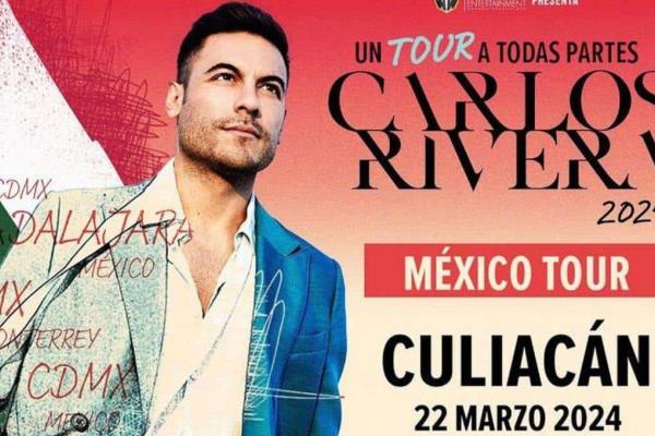 Carlos Rivera en Culiacán: Lugar, fecha y precio de los boletos