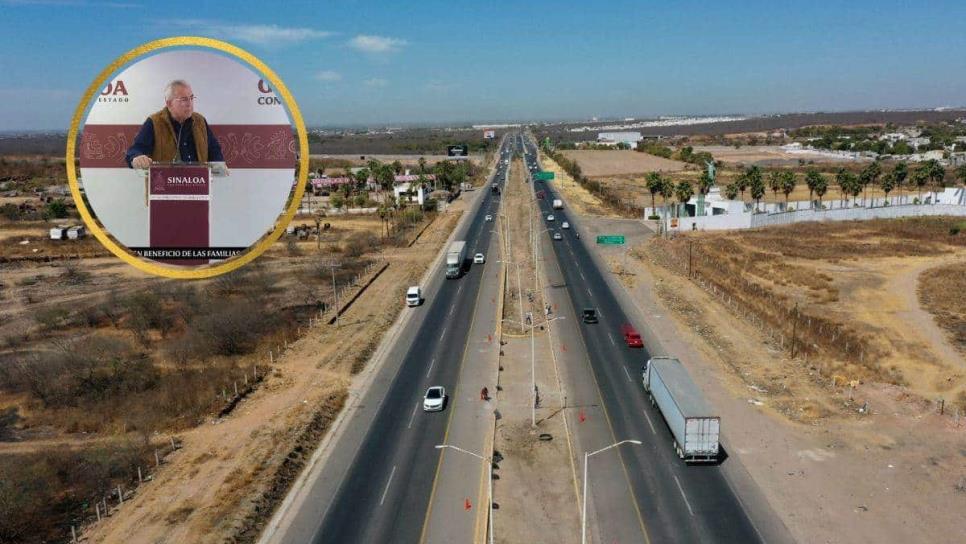 Rocha Moya «frena» construcción del Anillo Periférico en Culiacán; apuesta por otras obras