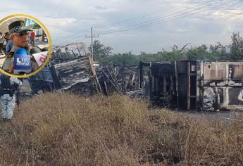 Tráiler contra el que chocó el autobús #502, tenía 10 minutos accidentado: Guardia Nacional