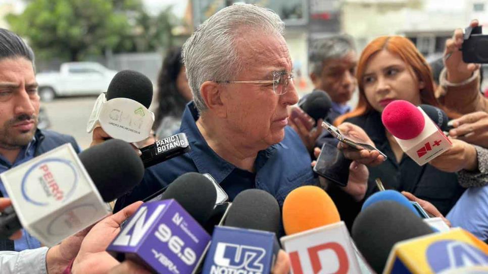 Rocha Moya descarta que suplentes de su gabinete sean trabajadores de secretarías