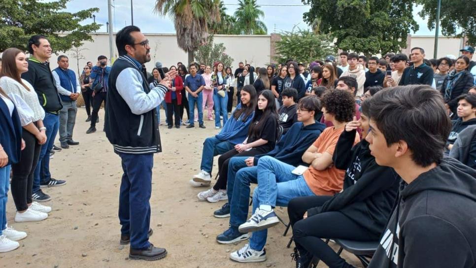 Gámez Mendívil presenta ciclovía y da banderazo a pavimentación en el TecMilenio