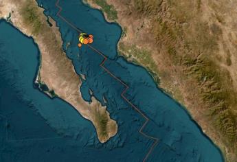 ¿Qué está pasando? Van 19 sismos en las últimas 24 horas en Golfo de California 