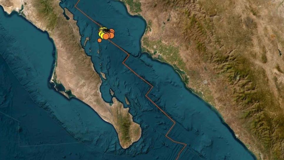 ¿Qué está pasando? Van 19 sismos en las últimas 24 horas en Golfo de California 