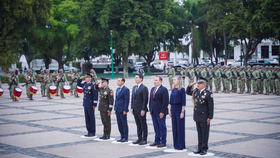 Autoridades conmemoran aniversario de la Fuerza Aérea Mexicana en Culiacán