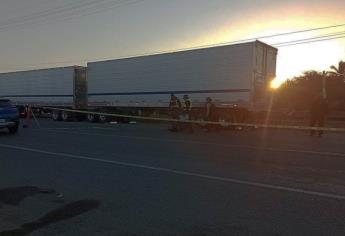 Accidente en la carretera Villa Unión-Concordia; joven motociclista pierde la vida