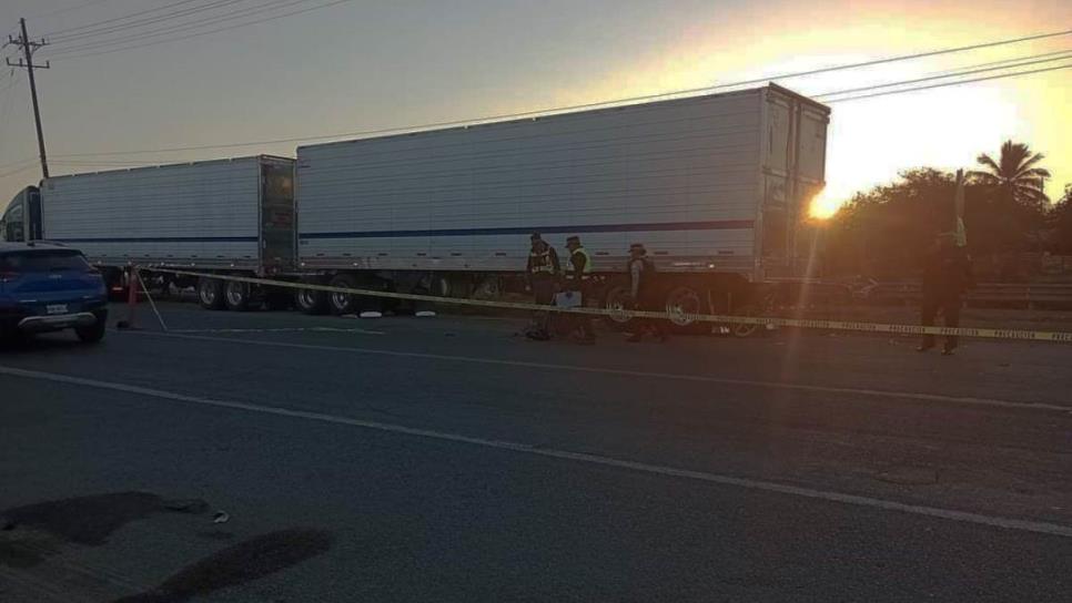 Accidente en la carretera Villa Unión-Concordia; joven motociclista pierde la vida