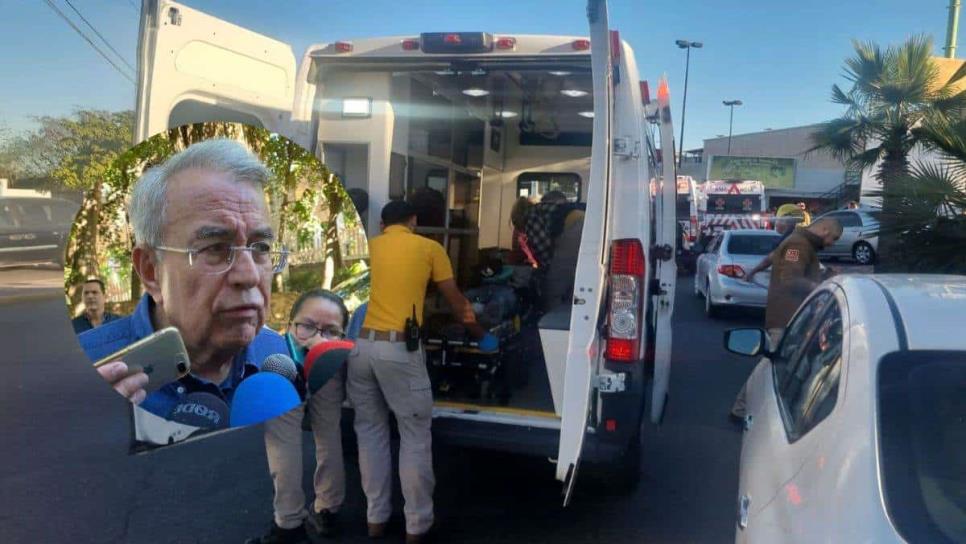 Fuera de peligro los pasajeros de los camiones que chocaron en Culiacán, confirma Rocha Moya Fuera de peligro los pasajeros de los camiones que chocaron en Culiacán, confirma Rocha Moya