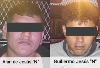 Capturan a dos hombres en el Centro de Mazatlán por el delito de robo a casa habitación