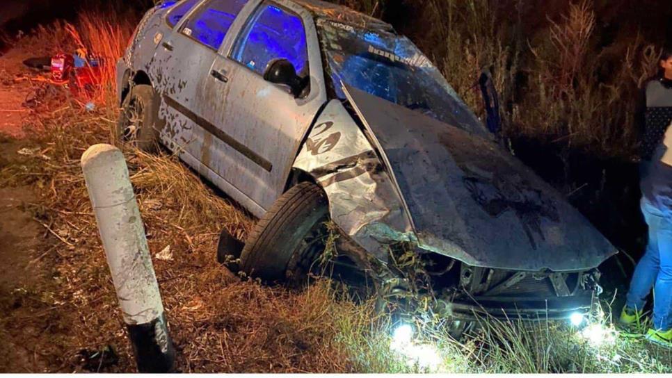 Pestañada provoca accidente vial en la autopista Villa Unión-Tepic