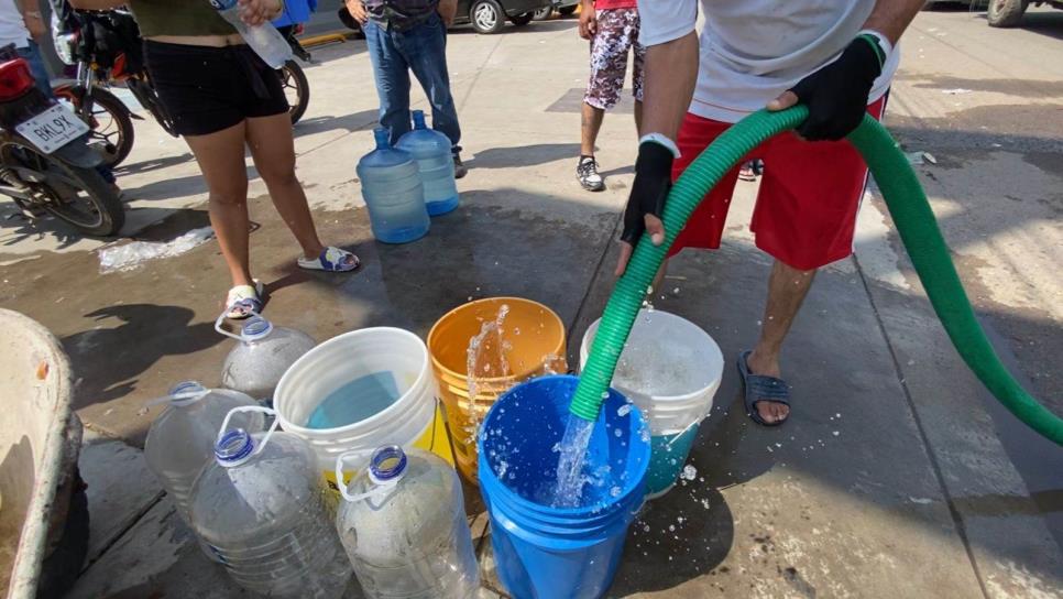 A las 12 del mediodía se recuperará al 100 % el servicio de agua en la zona sur: alcalde de Culiacán