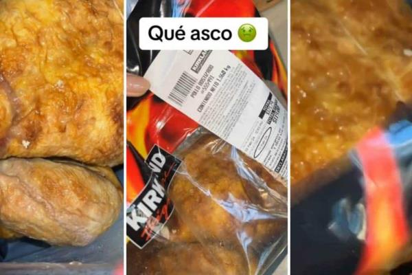 Mujer encuentra moscas dentro de un pollo rostizado de Costco