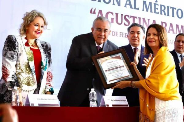 Marisol Lizárraga es ejemplo en la construcción de paz en Sinaloa: Rocha Moya 