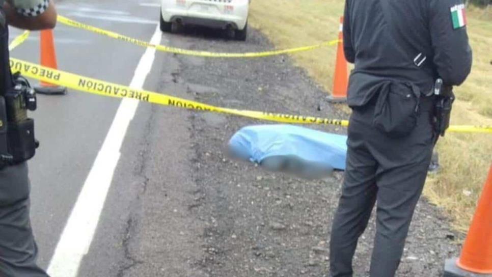 Peatón pierde la vida en la autopista Mazatlán-Culiacán tras ser arrollado por carro fantasma