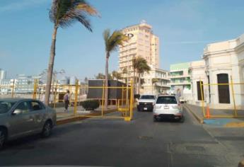 Cierran la calle Benito Juárez en la colonia Centro de Mazatlán por obras de reparación