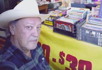 «Del pueblo depende continuar con la lectura»: Don José solicita apoyo para solventar su biblioteca en Culiacán