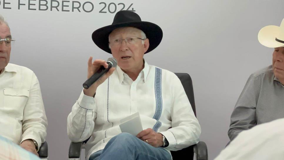 Ken Salazar asegura que entre México y EU se ha desmantelado al Cártel de Sinaloa