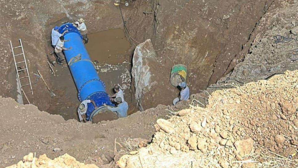 Queda reparada la fuga de agua en la zona San Isidro, al sur de Culiacán: JAPAC