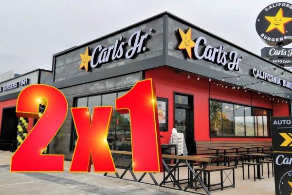 Carl’s Jr. pondrá las hamburguesas al 2×1, ¿Cuándo y dónde?