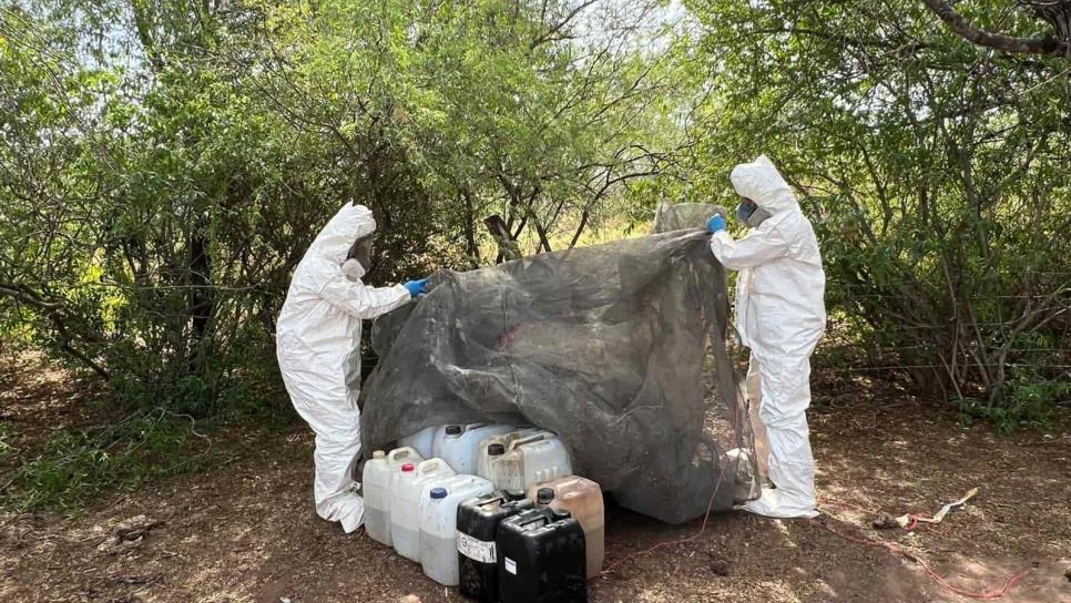 Militares aseguran más de media tonelada de metanfetamina en Culiacán