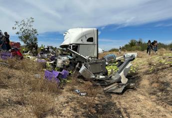 «El tráiler impactó al autobús Norte de Sinaloa»: PC Ahome