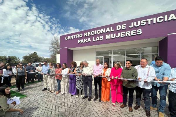 Inauguran primera etapa del Centro Regional de Justicia para las Mujeres en Ahome