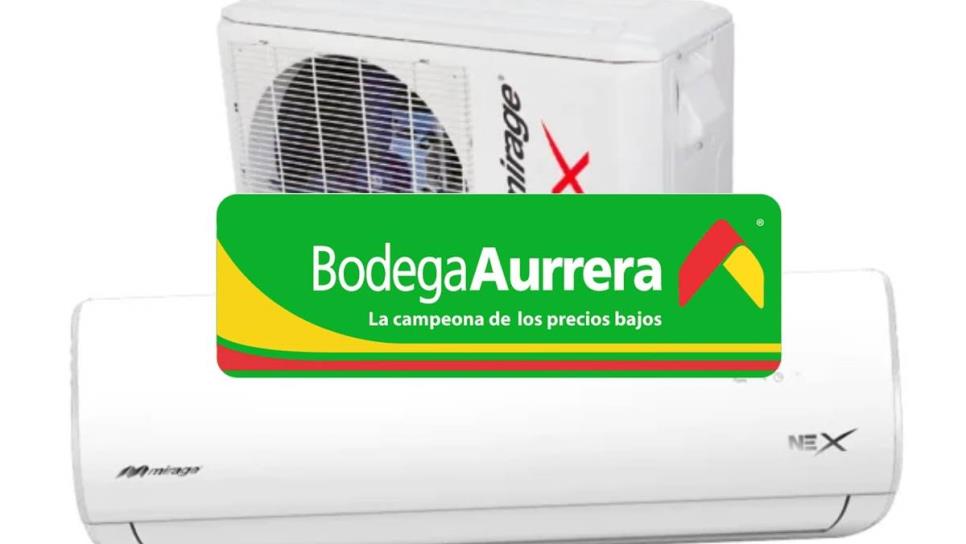 Regresa el calor y Bodega Aurrera remata Minisplit Mirage con turbo enfriamiento