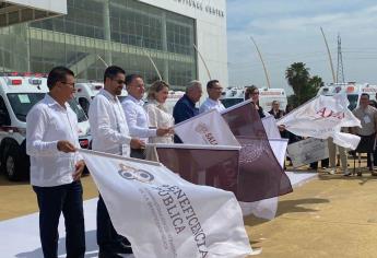 Beneficencia Pública Nacional entrega 19 nuevas ambulancias al Gobierno de Sinaloa 