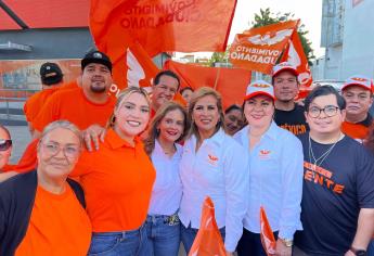 Fernanda Rivera y Miguel Rentería arrancan campaña en Mazatlán rumbo al Senado por Movimiento Ciudadano