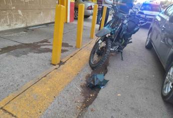 Un adulto y una menor resultan heridos en accidente de motocicleta en Culiacán