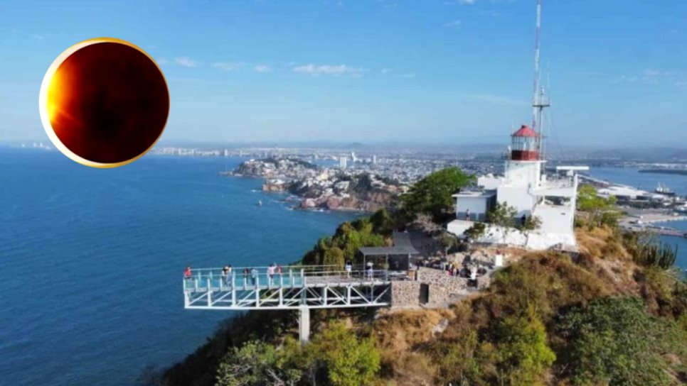 «El Crestón Bajo la Umbra»: disfruta del eclipse desde El Faro o la Escollera de Mazatlán