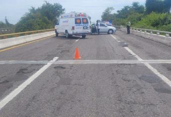 Accidente provoca cierre temporal de la autopista Mazatlán-Culiacán