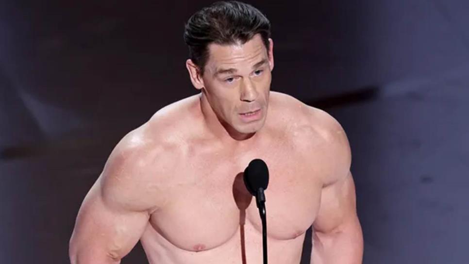 John Cena aparece completamente desnudo en la ceremonia de los Oscares 2024