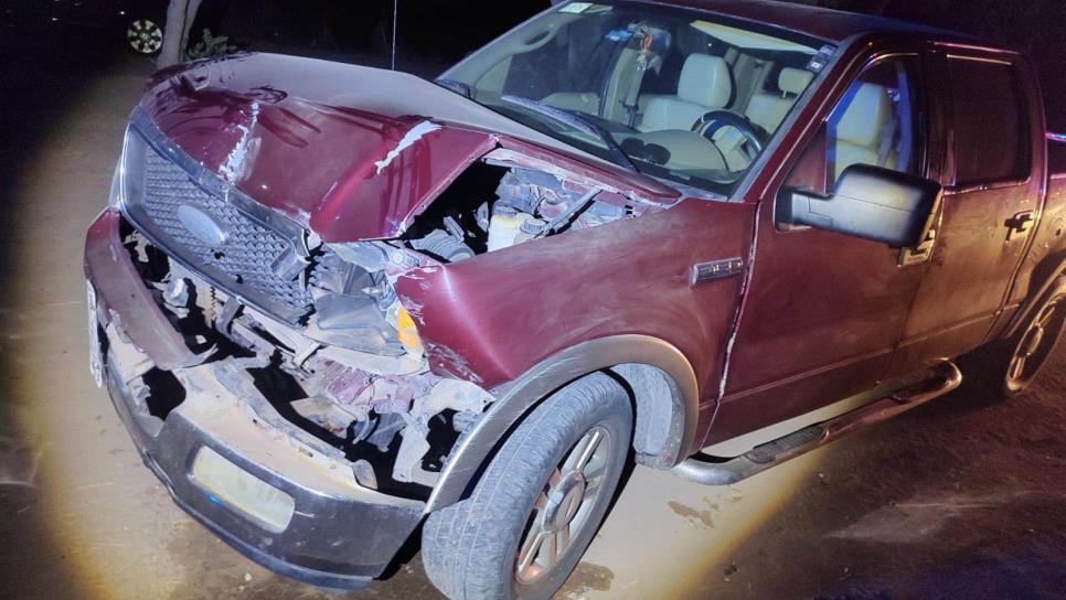 Conductor de una camioneta provoca un choque en Corerepe, Guasave y se da a la fuga