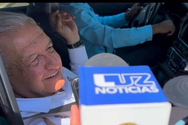AMLO llega a Sinaloa y no habla por veda electoral
