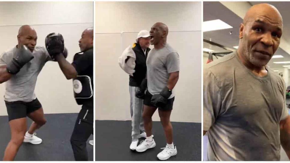 Mike Tyson lanza brutal mensaje a Jake Paul durante su entrenamiento