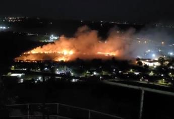Se registra fuerte incendio en la UAdeO de Los Mochis | VIDEO