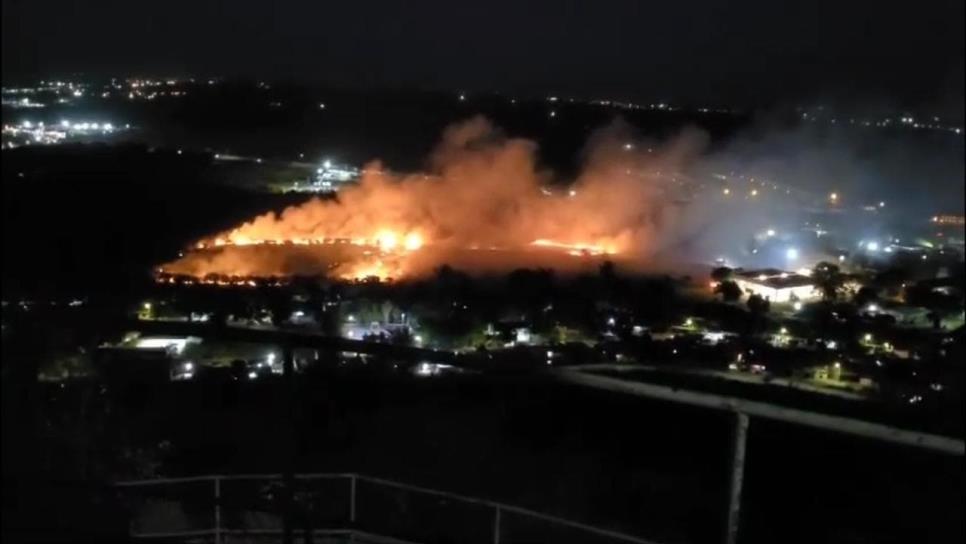 Se registra fuerte incendio en la UAdeO de Los Mochis | VIDEO