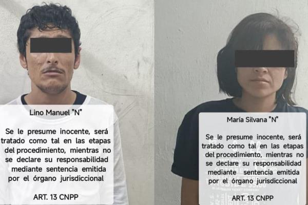 Detienen a pareja señalada por robo de motocicleta en colonia de Mazatlán