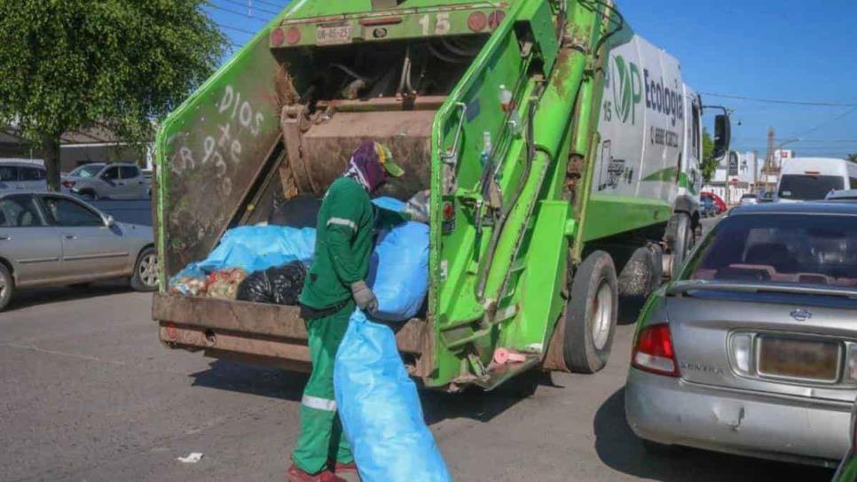 ¿Qué días de Semana Santa pasará la basura en Los Mochis?