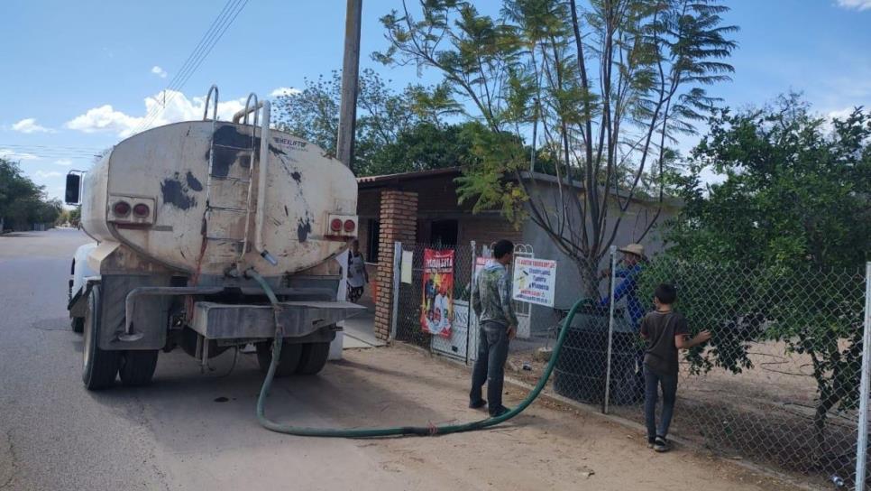 Sequía no da tregua en El Fuerte; más de 40 comunidades ya no tienen agua