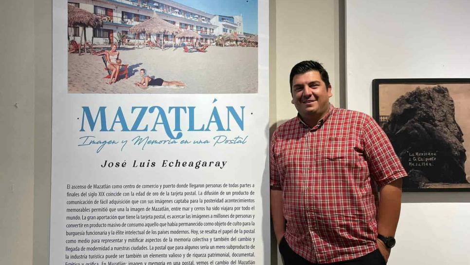 Comparte José Luis Echegaray su «tesoro», Mazatlán: Imagen y Memoria en una Postal