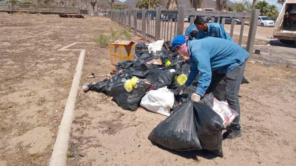 Garantizan limpieza y abastecimiento de agua en El Maviri para Semana Santa