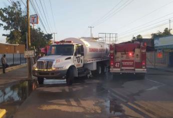 Incendio en un yonke deja daños materiales en la Lombardo Toledano en Culiacán