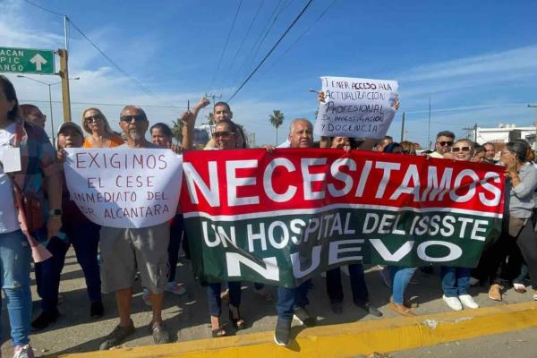 Prepara personal del ISSSTE Mazatlán manifestación frente a AMLO el 08 de abril 
